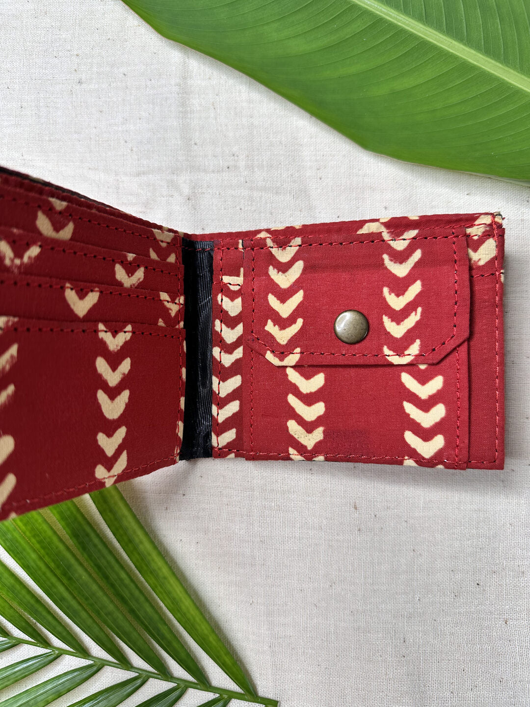 Block Printed Men's Wallet