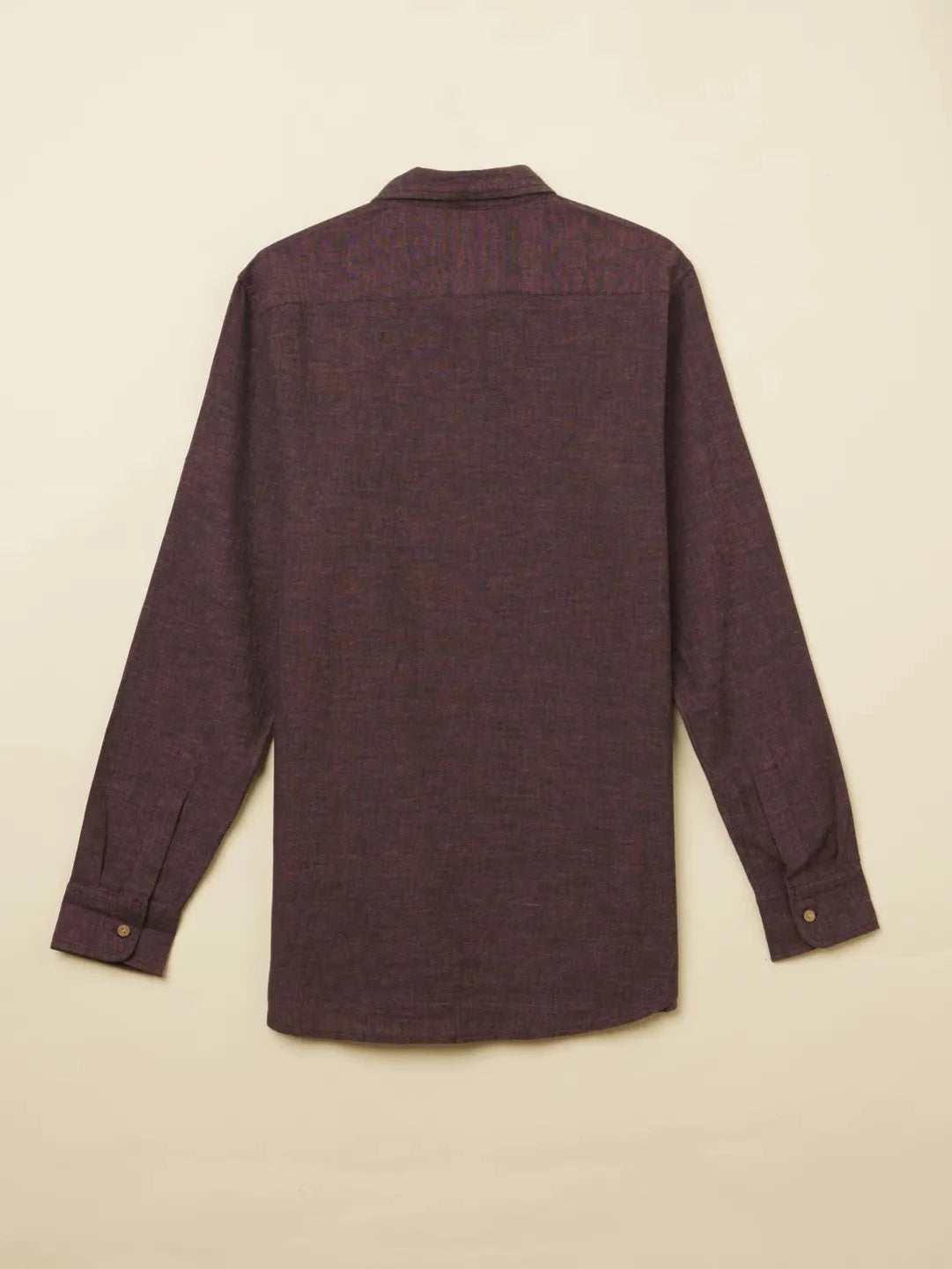 Black and Mauve Handloom Shirt by Brand Patrah