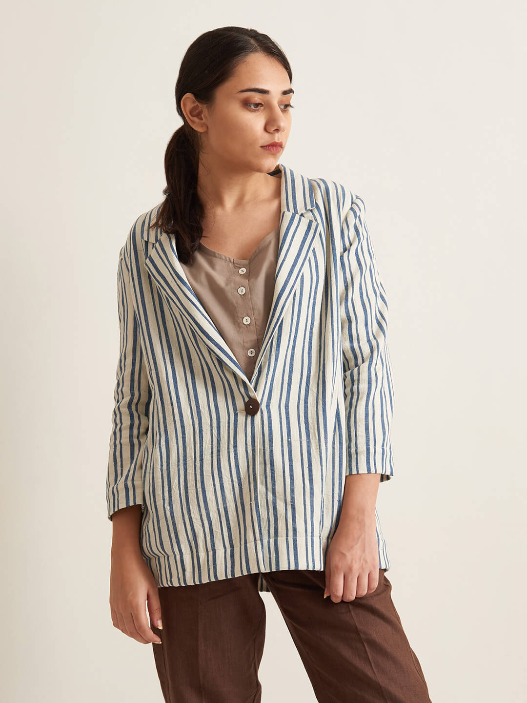 All season Kala Cotton Handloom blazer