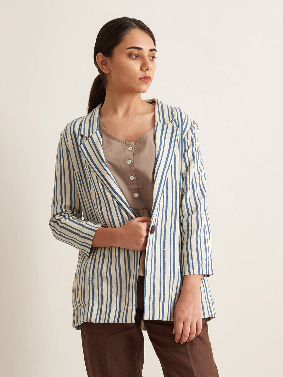 All season Kala Cotton Handloom blazer