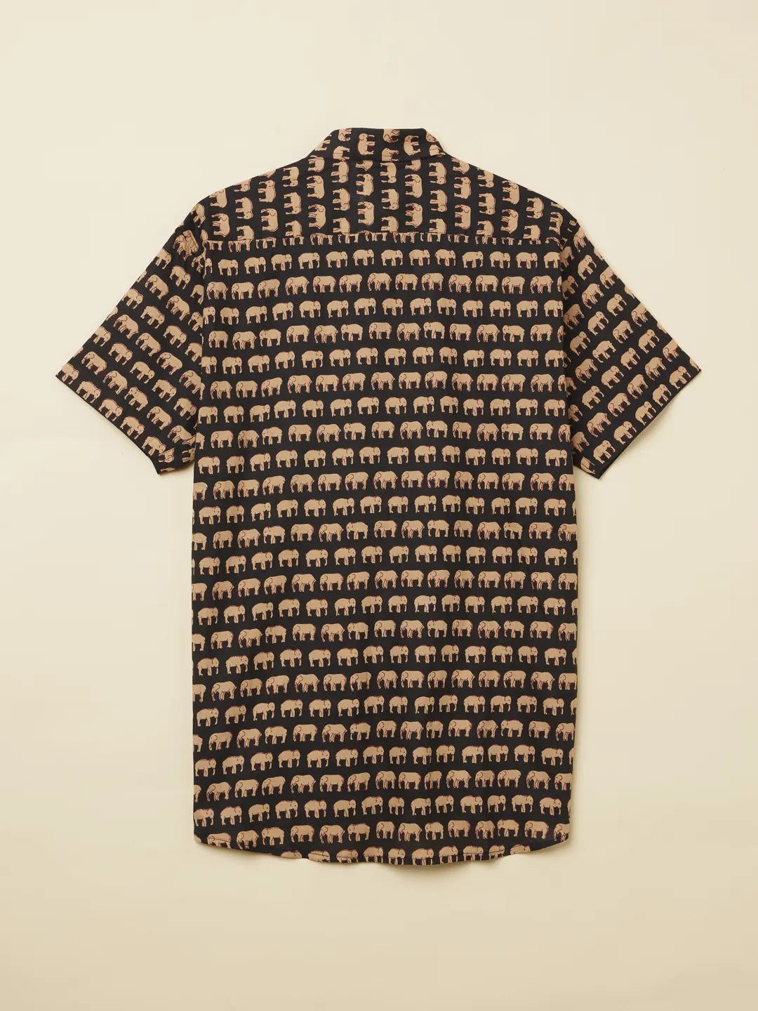 Black Elephant Printed Shirt