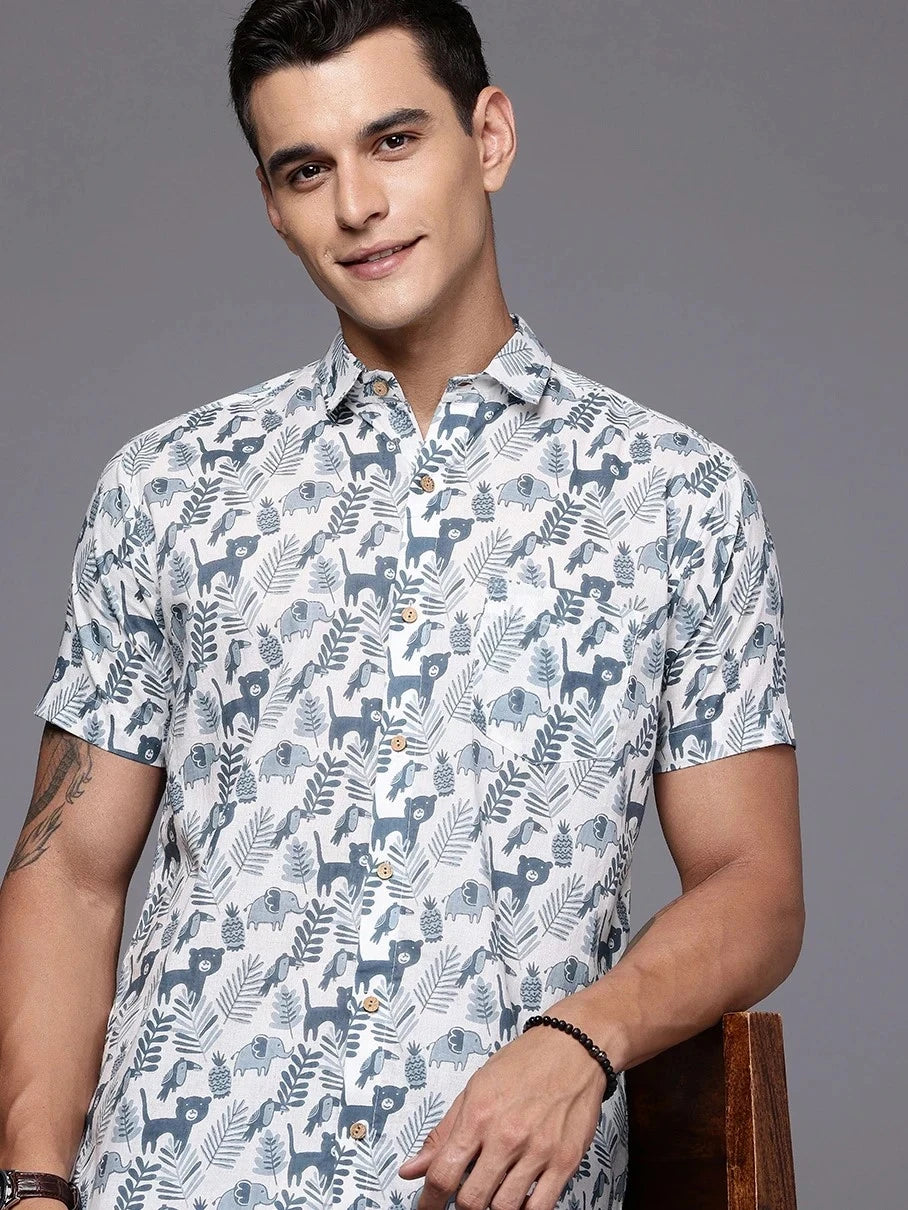 Safari Printed Cotton Shirt