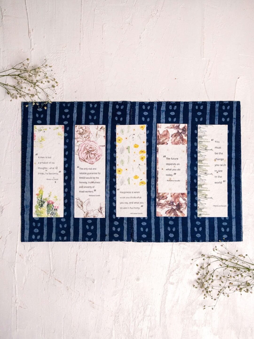Handmade Seed Paper Bookmarks